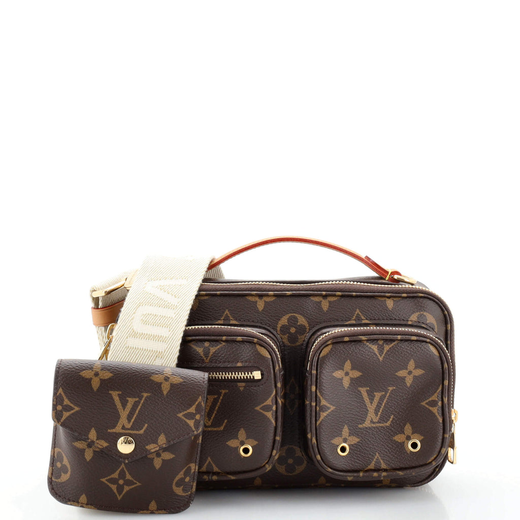 Louis Vuitton LV Utility crossbody bag Brown Cloth ref.628738