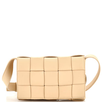 Bottega Veneta Cassette Crossbody Bag Maxi Intrecciato Leather