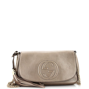 Gucci Soho Chain Crossbody Bag Leather Medium