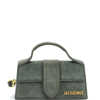 Jacquemus Le Bambino Top Handle Flap Bag Suede