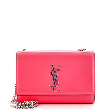 Saint Laurent Classic Monogram Crossbody Bag Grainy Leather Small