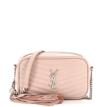 Saint Laurent Lou Camera Bag Matelasse Chevron Leather Mini