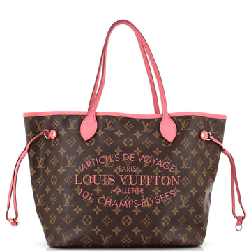 Louis Vuitton Neverfull Tote Limited Edition Ikat Monogram Canvas MM