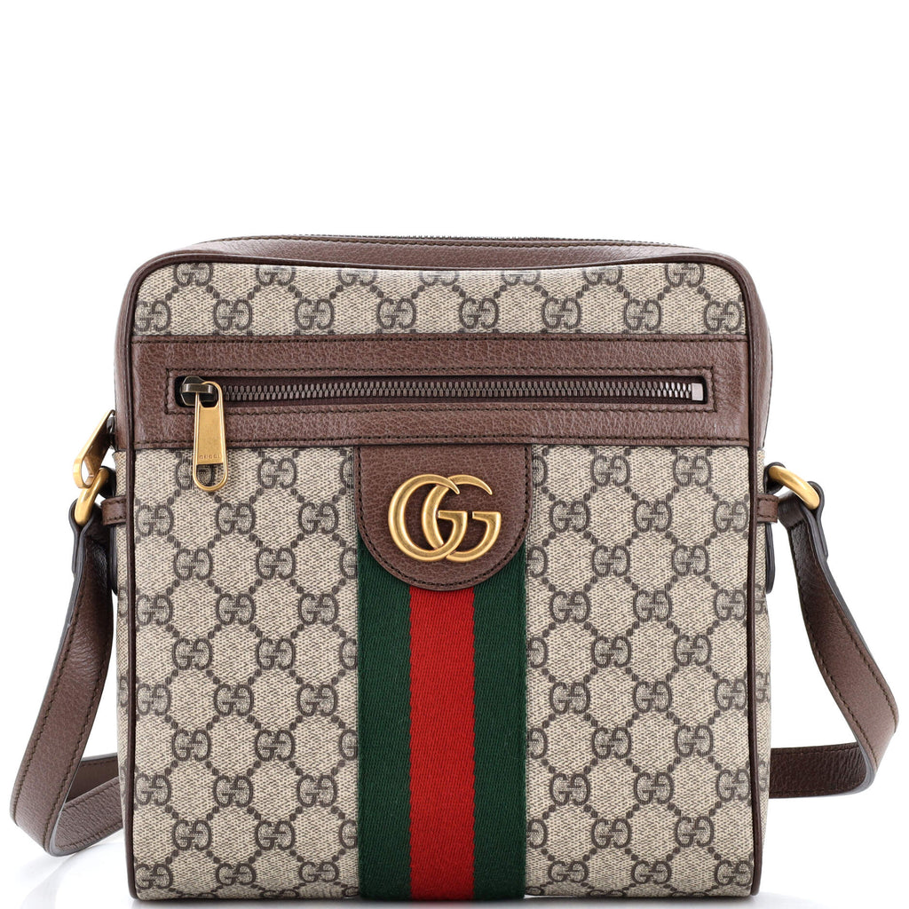 Gucci Ophidia Messenger Bag GG Coated Canvas Small Brown 2290942
