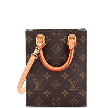 Louis Vuitton Petit Sac Plat Bag Monogram Canvas