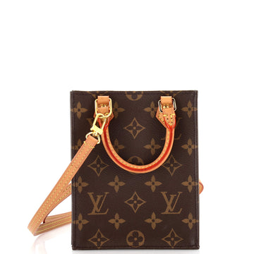 Louis Vuitton Petit Sac Plat Bag Monogram Canvas