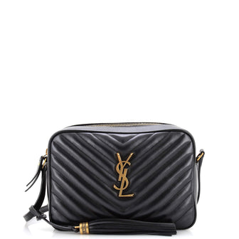 Saint Laurent Lou Camera Bag Matelasse Chevron Leather Small