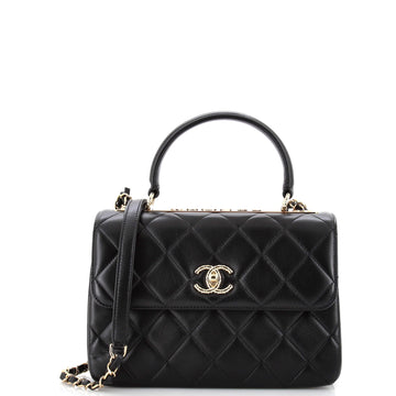 Chanel Trendy CC Top Handle Bag Quilted Lambskin Small