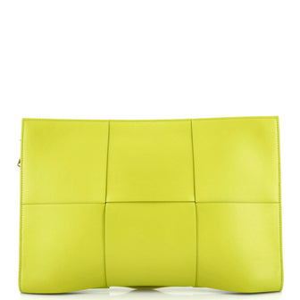 Bottega Veneta Zip Around Document Case Maxi Intrecciato Leather Large
