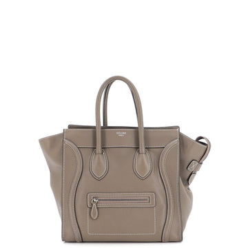 Celine Luggage Bag Grainy Leather Mini
