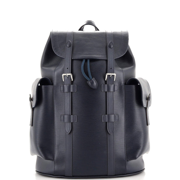 Louis Vuitton Black Epi Leather Christopher PM Backpack Louis