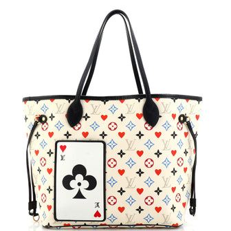 Louis Vuitton Limited Monogram Multicolor Game on Neverfull MM Tote