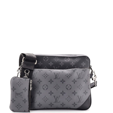 Louis Vuitton Trio Messenger Bag Reverse Monogram Eclipse Canvas