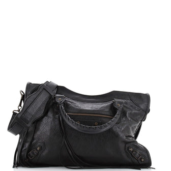 Balenciaga City Classic Studs Bag Leather Medium