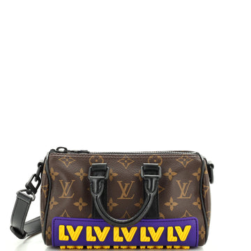 Louis Vuitton Keepall Bandouliere Bag Limited Edition LV Rubber Monogram Canvas XS