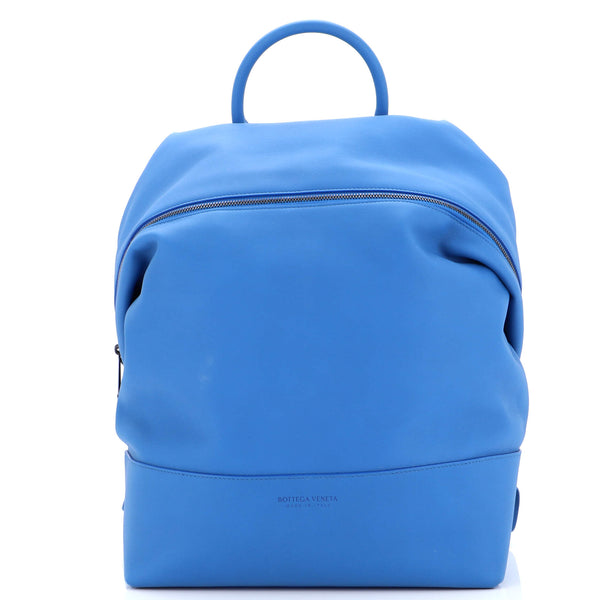 Bottega Veneta Zaino Backpack Leather Blue 229114178