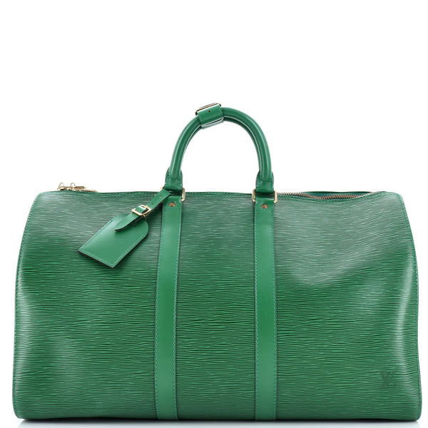 Louis Vuitton, Bags, Louis Vuitton Keepall Epi 45 Green