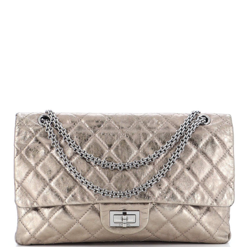 Chanel Reissue 2.55 Flap Bag Quilted Metallic Aged Calfskin 227 
