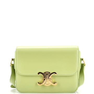 Celine Triomphe Shoulder Bag Smooth Calfskin Teen