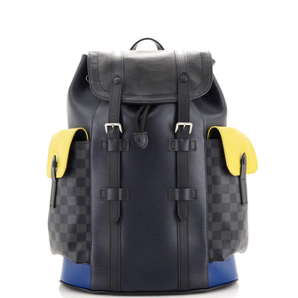 Louis Vuitton Christopher Epi Leather with Damier Graphite Pm backpack