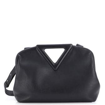 Bottega Veneta Point Shoulder Bag Leather Medium