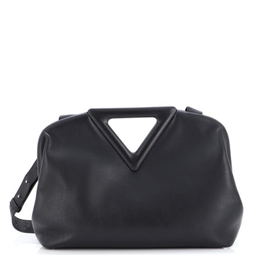 Bottega Veneta Point Shoulder Bag Leather Medium