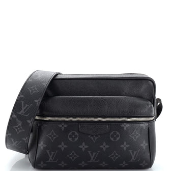 Louis Vuitton Grey Taiga Leather Monogram Taigrama Outdoor Messenger Bag Louis  Vuitton