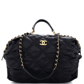 Chanel Convertible Travel Bag Nylon with Grosgrain