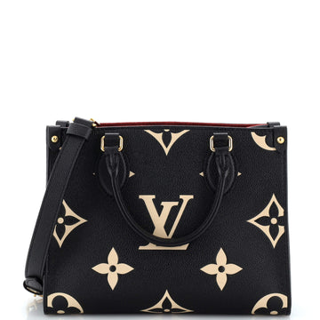 Louis Vuitton OnTheGo Tote Bicolor Monogram Empreinte Giant PM