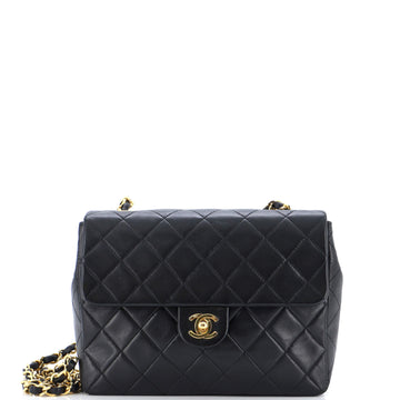 Chanel Vintage Square Classic Flap Bag Quilted Lambskin Small
