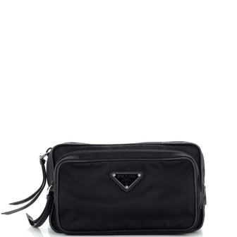 Prada Zip Waist Bag Tessuto Small