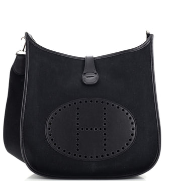 Hermes Evelyne Bag Gen I Toile and Leather GM