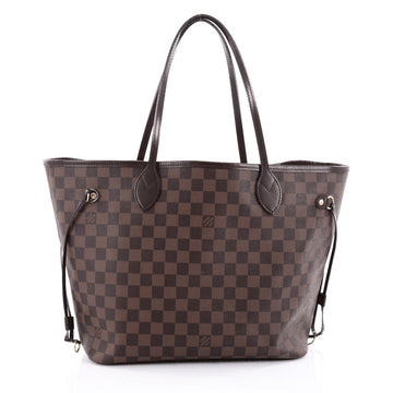 Louis Vuitton Neverfull NM Tote Damier MM Brown 2292201