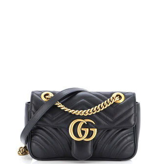 Gucci GG Marmont Flap Bag Matelasse Leather Mini