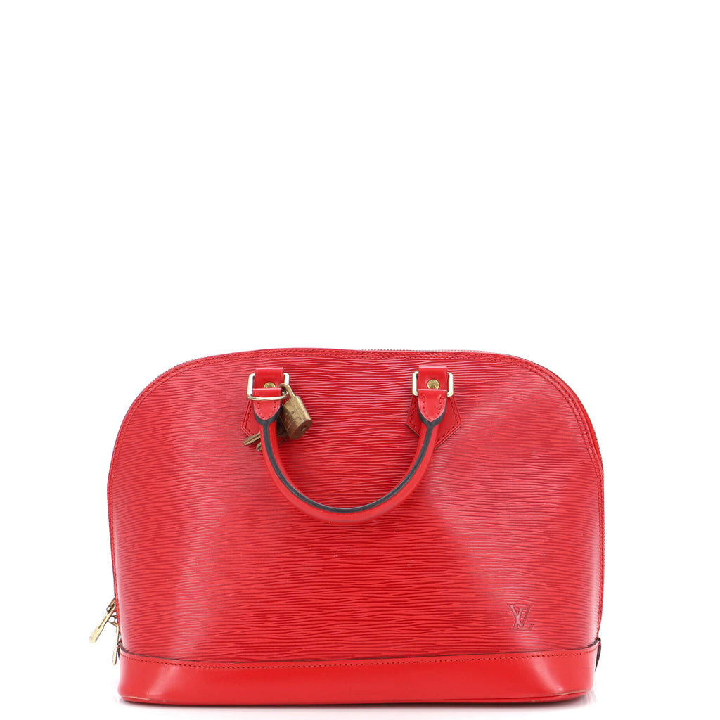 Louis Vuitton Vintage Alma Handbag Epi Leather PM Red 2292531