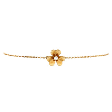Van Cleef & Arpels Frivole Bracelet 18K Yellow Gold with Diamond Mini