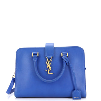 Saint Laurent Monogram Cabas Leather Small