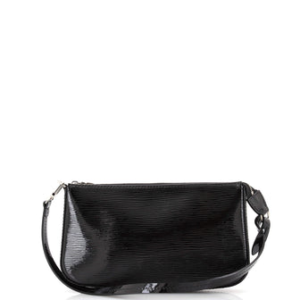 Pochette accessoire leather crossbody bag Louis Vuitton Black in