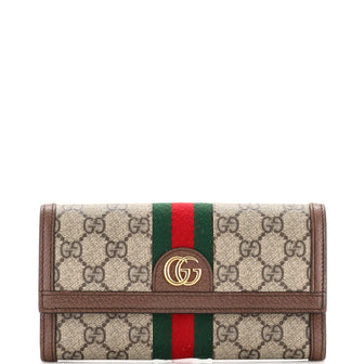 Gucci Ophidia Continental Wallet GG Coated Canvas