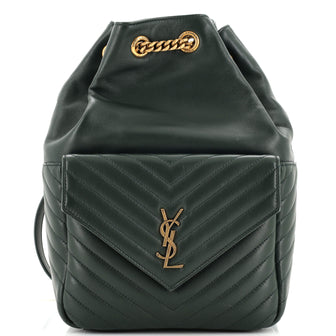 Saint Laurent Joe Backpack Matelasse Chevron Leather