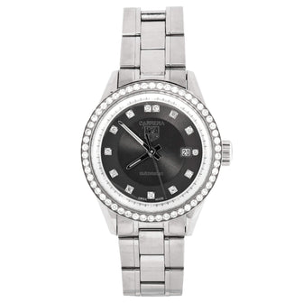 Tag Heuer Carrera Automatic Watch Stainless Steel with Diamond Bezel and Markers 28