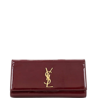 Saint Laurent Classic Monogram Clutch Patent Long
