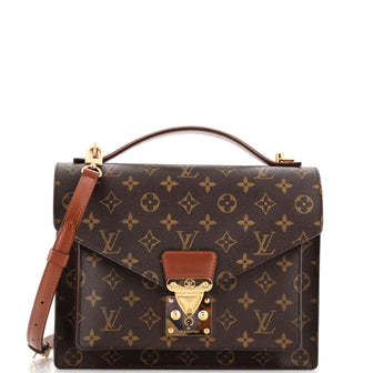Louis Vuitton Monceau Handbag Monogram Canvas