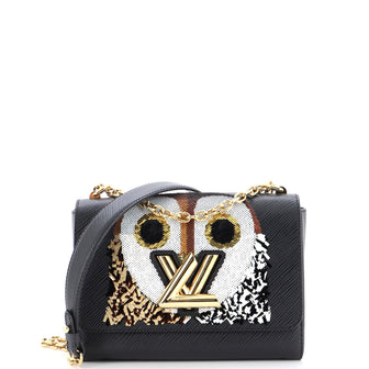 Louis Vuitton Twist Handbag Epi Leather with Sequins MM