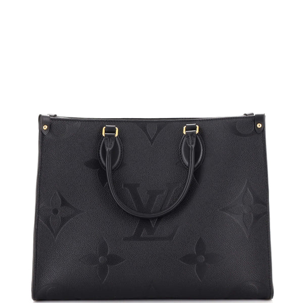 LV on the go tote (black)