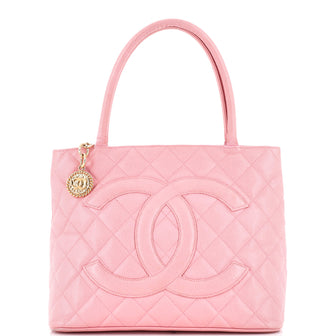 Chanel Medallion Tote Quilted Caviar