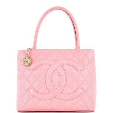 Chanel Medallion Tote Quilted Caviar