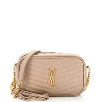 Saint Laurent Lou Camera Bag Matelasse Chevron Leather Mini