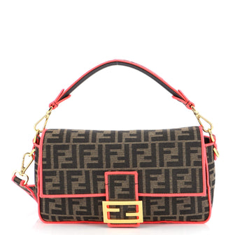 Fendi Baguette NM Bag Zucca Canvas Medium