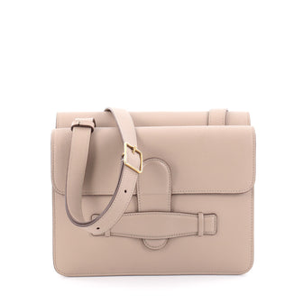 Celine Symmetrical Shoulder Bag Leather Neutral 2294903